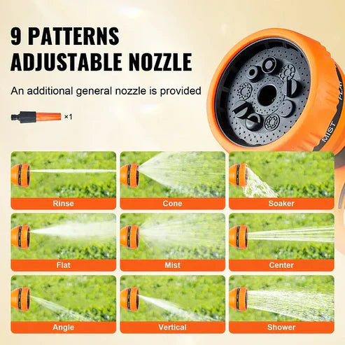 Wall-Mounted Auto-Rewind Hose Reel | Space-Saving • No More Tangles